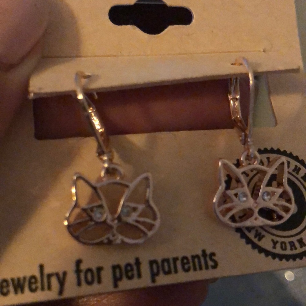 Cat earrings